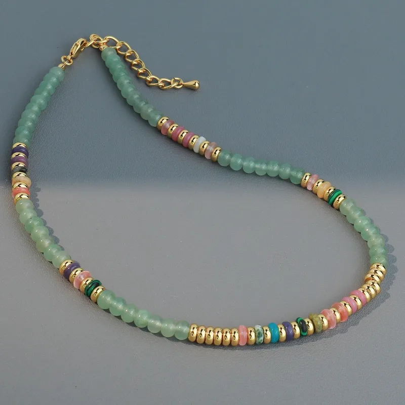 Chic Colorful Beaded Necklace